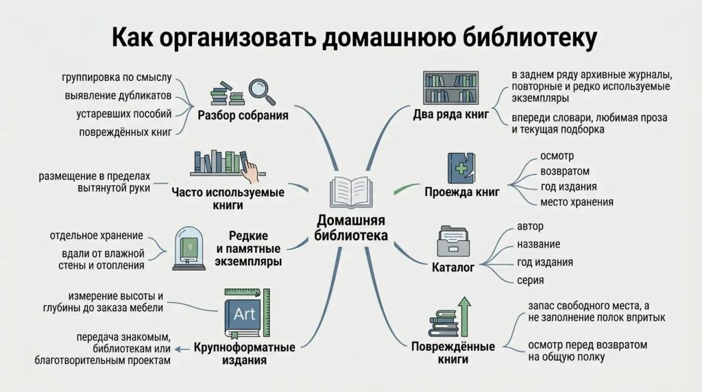 Как организовать домашнюю библиотеку